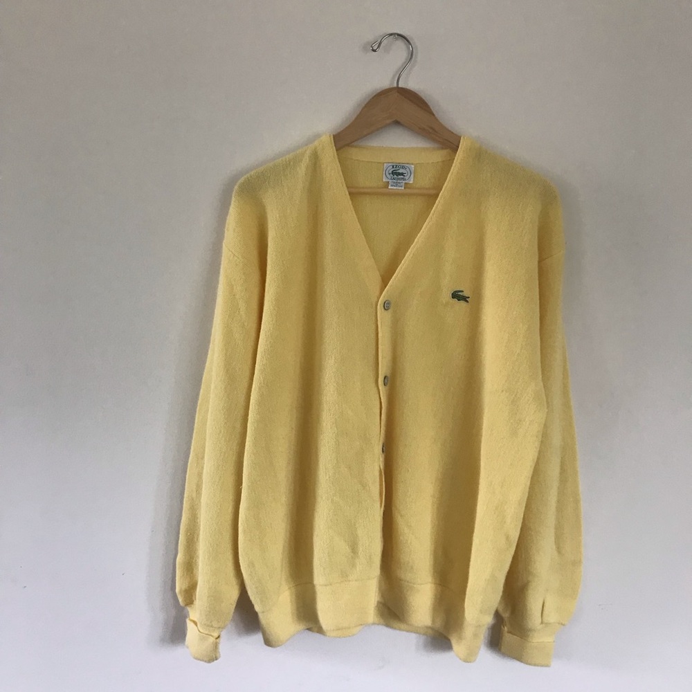 Vintage Men’s Izod Cardigan Sweater